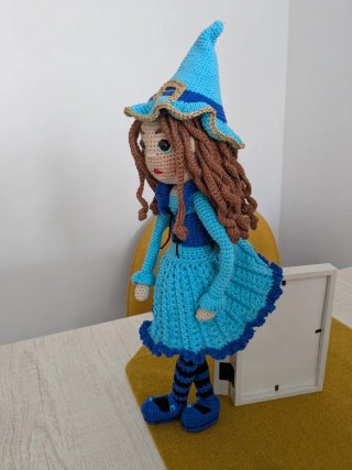 Brujita de Crochet, hilo de algodón