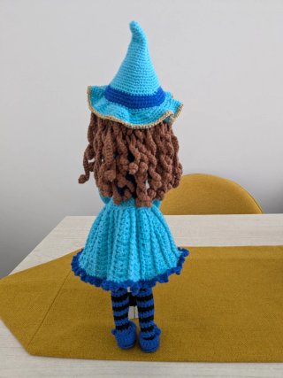 Brujita de Crochet, hilo de algodón