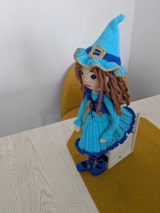 Brujita de Crochet, hilo de algodón