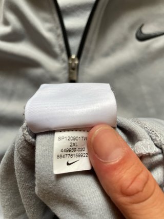 Chaqueta Nike Vintage 90s Gris