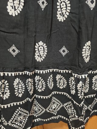 Falda larga estampada boho