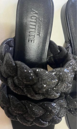 Sandali Twinset Nere con Strass
