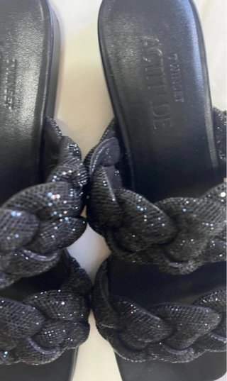 Sandali Twinset Nere con Strass