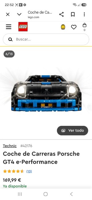 Lego Technic Porsche 42176