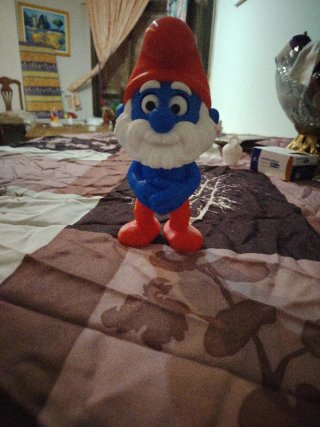 Papa Pitufo Figura 3D