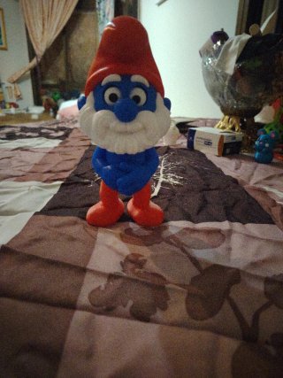 Papa Pitufo Figura 3D