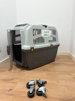 Transportín para perros Skudo 5 con ruedas