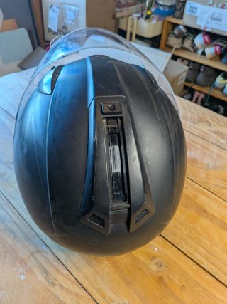 Casco de moto integral con visera