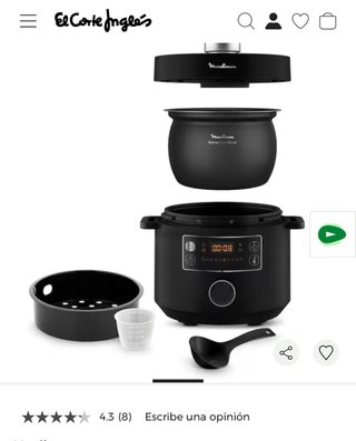 Olla a presión Moulinex Turbo Cuisine