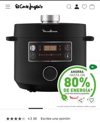 Olla a presión Moulinex Turbo Cuisine