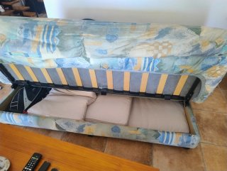 Sofá cama tela multicolor