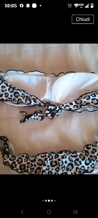 Costume da bagno donna fantasia leopardata