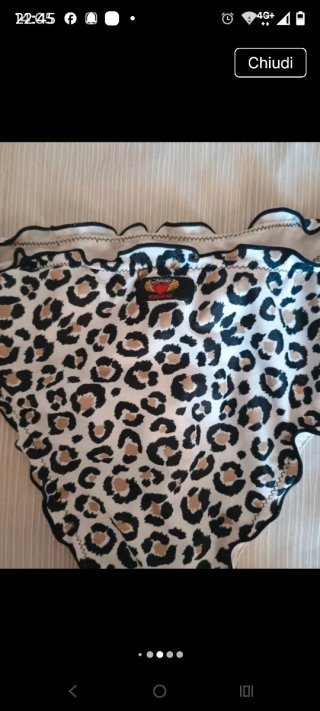 Costume da bagno donna fantasia leopardata