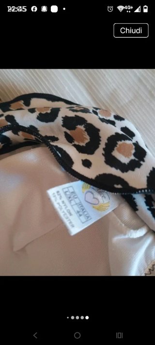 Costume da bagno donna fantasia leopardata