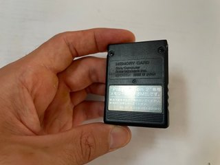 Sony Playstation 2 Ps2 Memory Card Originale Nera