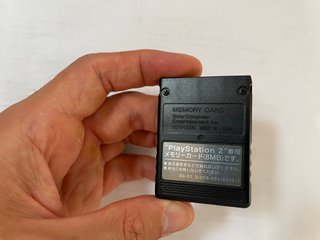 Sony Playstation 2 Ps2 Memory Card Originale Nera