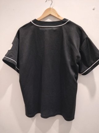 Camisa Beisbolera Negra New York