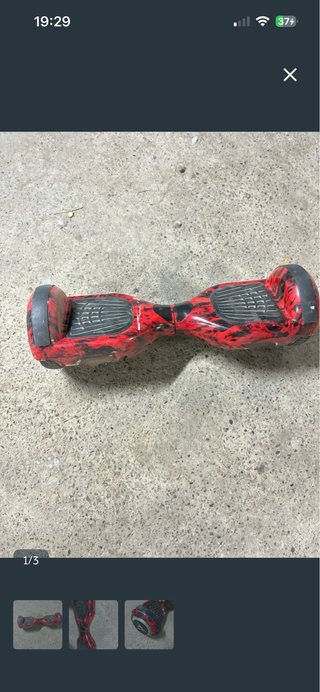 Hoverboard Rojo y Negro