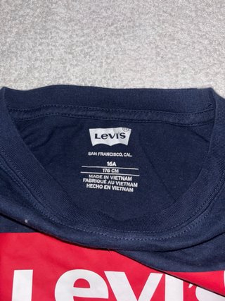 Camiseta Levi's manga larga azul