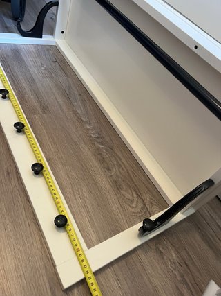 Banco y perchero Ikea entrada blanco