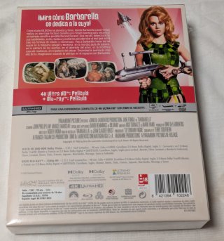 Barbarella 4K UHD Blu-ray Edición Coleccionista