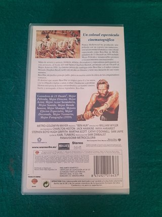 VHS Ben-Hur - Clásicos Warner Bros