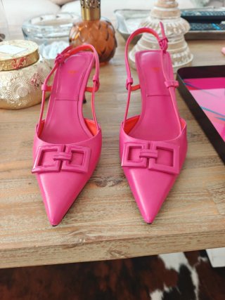 Sandalias Fucsia Talla 38