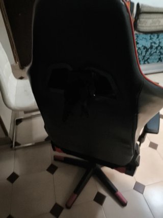 Silla Gaming Ergonómica Roja y Negra
