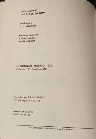"La flecha negra" de R. L. Stevenson