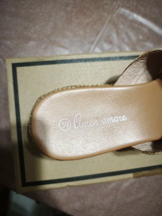 Sandalias Cuña Esparto Amor Amore T.39