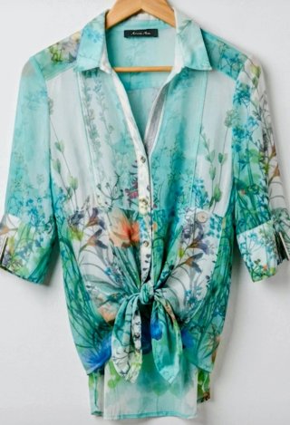 Camisa Anna Mora floral T-44