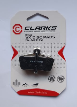 2 Juegos Pastillas Freno Clarks Orgánicas Avid