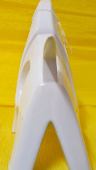 Escultura Toro Blanco Lateral - VP Interiorismo