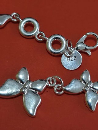 Pulsera de mariposas de Plata925