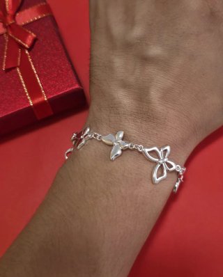 Pulsera de mariposas de Plata925