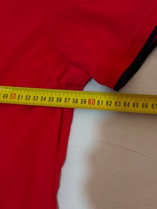Polo Puma Rosso con profili neri - Taglia XXL