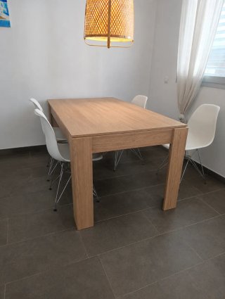Mesa extensible madera
