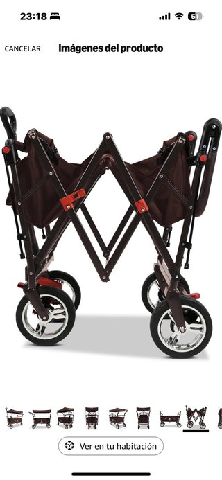 Carro Plegable fuxtec Playa Niños o de paseo