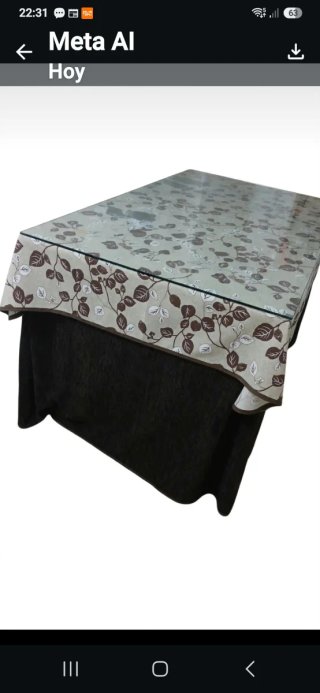 Mesa Camilla con Cristal - 70€