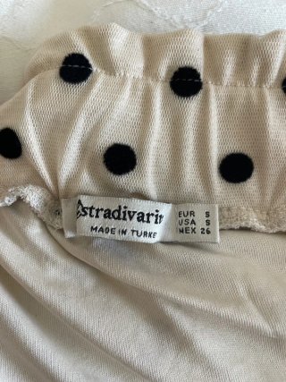Falda tul lunares Stradivarius Talla S