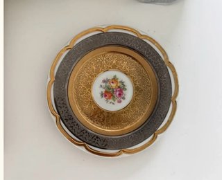 Plato de Porcelana Vintage Baviera