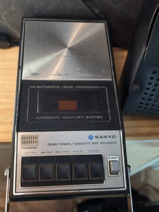 Grabadora Vintage Sanyo Cassette IDEAL COLECCIONIS