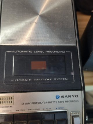 Grabadora Vintage Sanyo Cassette IDEAL COLECCIONIS