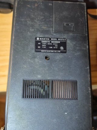 Grabadora Vintage Sanyo Cassette IDEAL COLECCIONIS