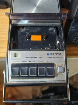 Grabadora Vintage Sanyo Cassette IDEAL COLECCIONIS