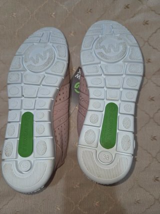 Zapatos de piel SLOWWALK rosas y blancos