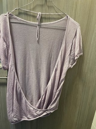 Blusa lila rosa  talla única aunque pone M