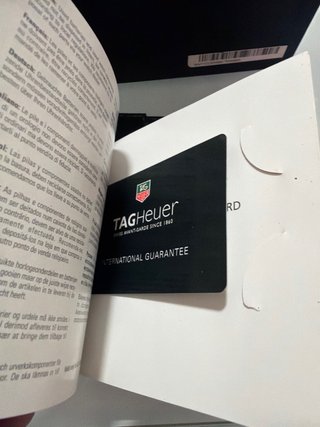 TAG Heuer Reloj Negro y Plateado