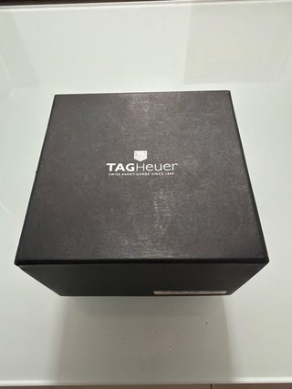 TAG Heuer Reloj Negro y Plateado
