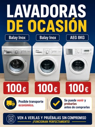 Lavadoras de ocasión